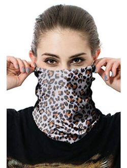 ZHENYUL Unisex Multifunctional Comfy Bandana Casual Face Mask Neck Gaiter Headwear Tube Mask Scarf