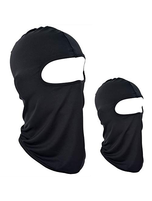 VIVOTE Lycra Balaclava Face Mask Motorcycle Cycling Outdoor Sports 2 Pack