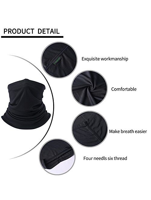 THINDUST Face Cover Scarf - Sun Protection Neck Gaiter - Fishing Face Mask