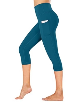 Fengbay High Waist Yoga Pants, Pocket Yoga Pants Tummy Control Workout Running 4 Way Stretch Yoga Leggings