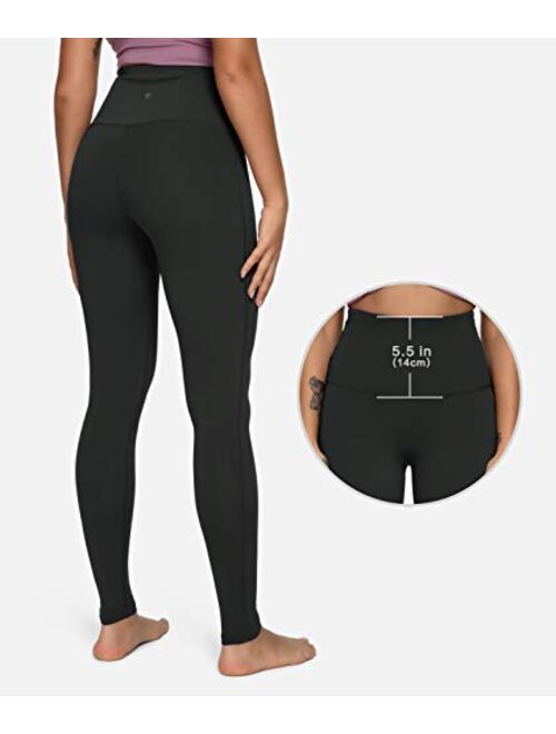 QUEENIEKE Women Yoga Squat Proof High Waist Tummy Control Leggings  Running Pants Workout Tights 60129