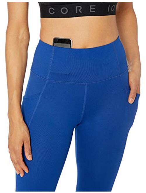 Amazon Brand - Core 10 Women's (XS-3X) All Day Comfort High Waist Yoga 7/8 Crop Legging with Side Pockets - 24"