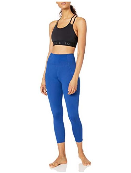 Amazon Brand - Core 10 Women's (XS-3X) All Day Comfort High Waist Yoga 7/8 Crop Legging with Side Pockets - 24"