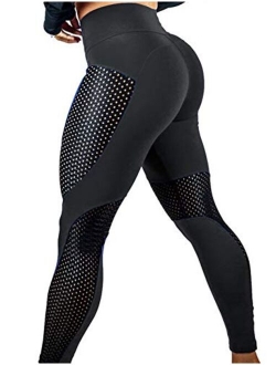 Women 3D Printed Leggings Sports Gym Yoga Capri Workout High Waist Running Pants Causual Fitness Tights Dry Fit