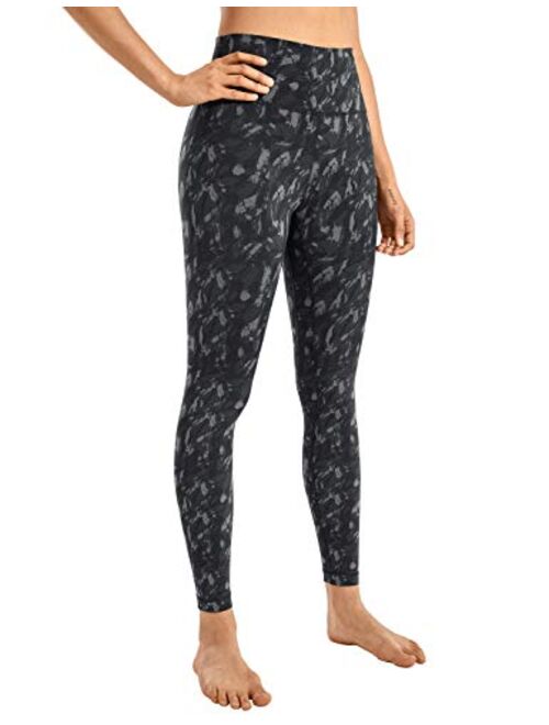 CRZ YOGA Women's 7/8 High Waisted Yoga Pants Workout Leggings Naked Feeling I-25 Inches