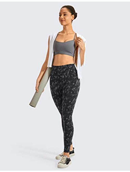 CRZ YOGA Women's 7/8 High Waisted Yoga Pants Workout Leggings Naked Feeling I-25 Inches