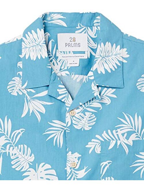 Amazon Brand - 28 Palms Men's Relaxed-fit 100% Cotton Holiday Christmas Hawaiian Shirt