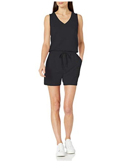 Amazon Essentials Women's Studio Terry Fleece Romper