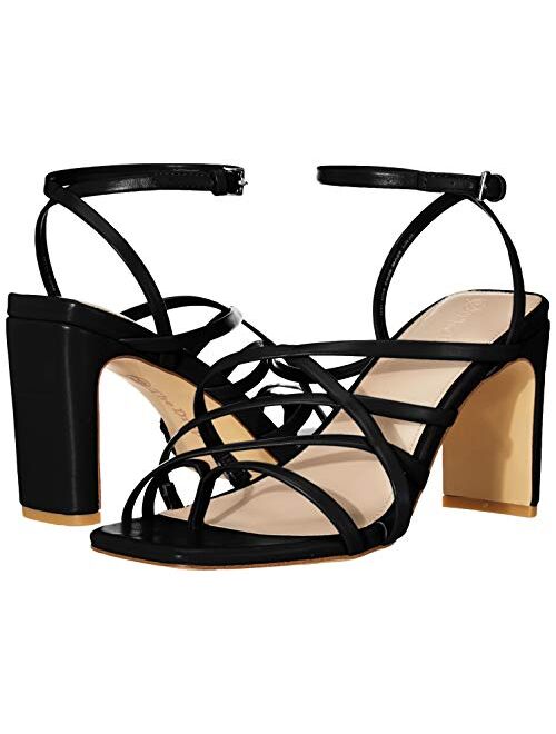 The Drop Women's Avis Square Toe Strappy High Heeled Sandal