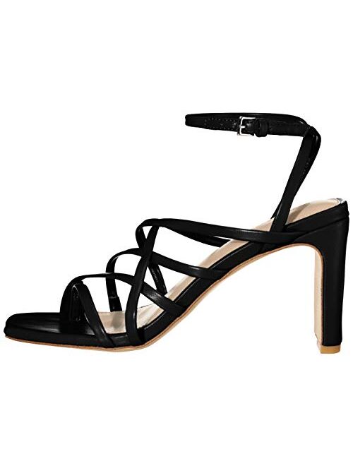 The Drop Women's Avis Square Toe Strappy High Heeled Sandal