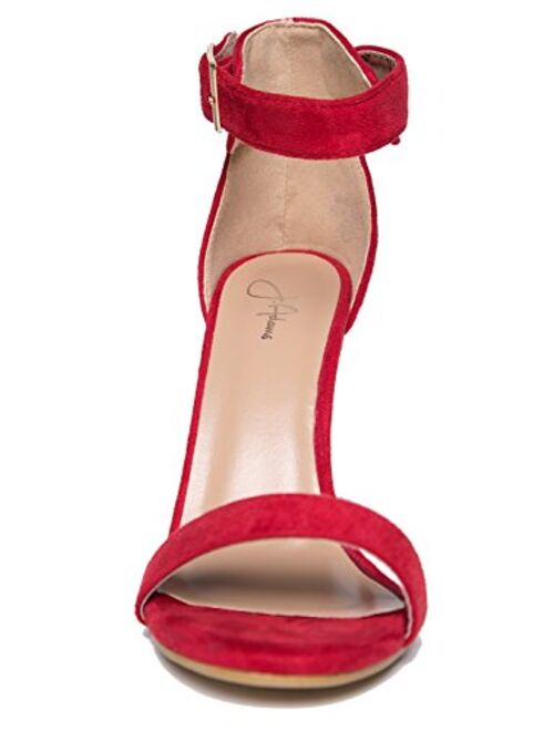 J. Adams Marvel High Heel - Comfortable Ankle Strap Strappy Sandal Dress Pump