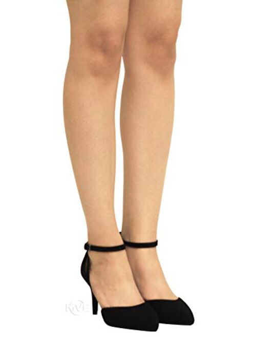 MVE Shoes Womens Soda Stylish Open Toe Adjustable Strap Low Heel