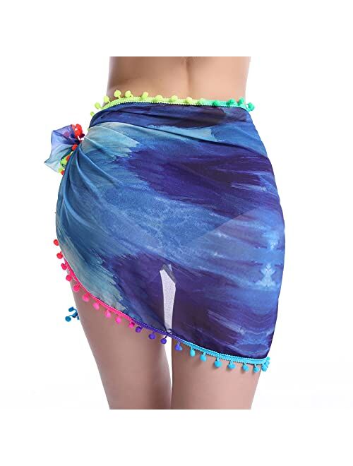 Outrip Women Swimsuit Bathing Suit Beach Cover up Chiffon Floral Kimono Cardigan