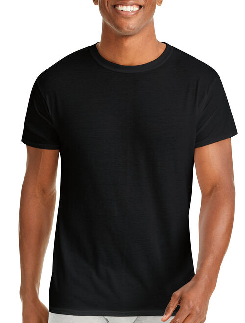 Hanes Men's Assorted Tagless ComfortSoft Crewneck T-Shirts, 6 Pack