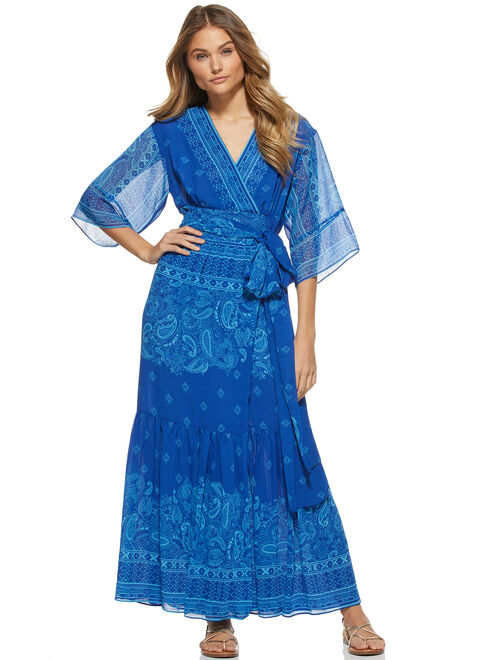 Buy Scoop Women's Maxi Faux Wrap Dress online | Topofstyle