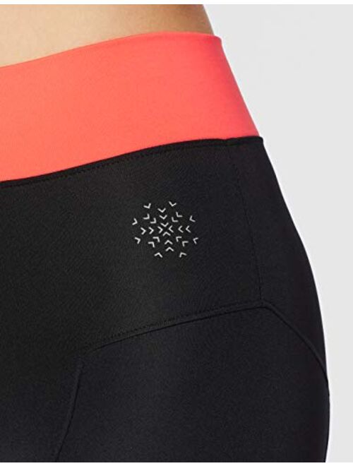 Amazon Brand - AURIQUE Women's Colour Block Sports Leggings