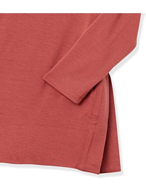 Amazon Brand - Daily Ritual Women's Long-Sleeve Split-Hem Tunic