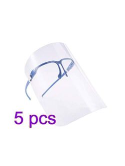 Kitchen Cooking Anti-oil Splash Face Shield,Clear Double-side Anti-fog Avoid Kitchen Oil Face Shield Protector Random Color