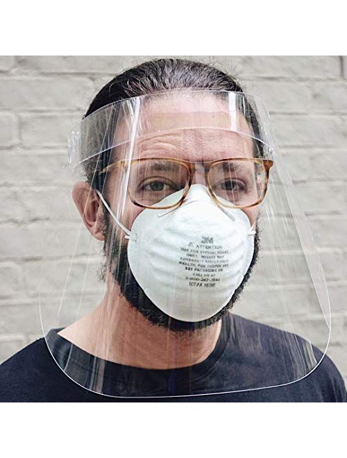 Face Shield - reusable, sanitizable, adjustable