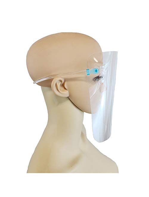 Anti Spit Saliva Protective Detachable Face Shield Transparent Cover Glasses