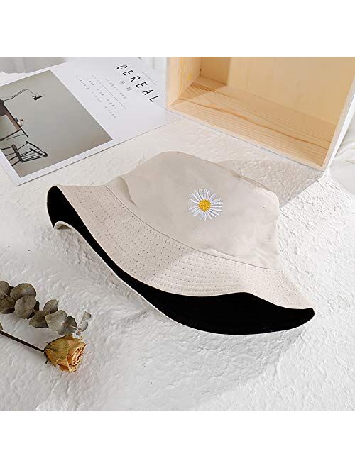 Ababalaya Unisex SPF 50+ UV Protective Hat Bucket Removable Visors for Women,Men and Kids