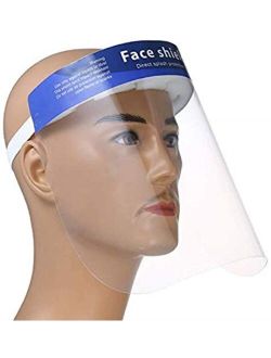 Anti Saliva Isolation Full Face Protective Shield With Double-Sided Aniti Fog Film Visor