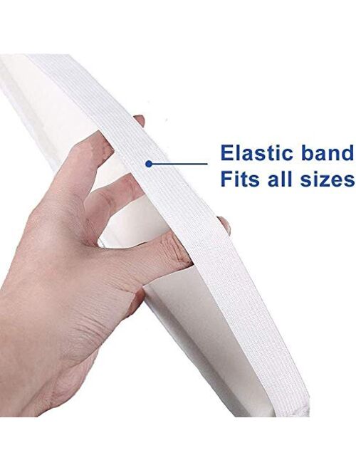 Suimiki 10pcs Transparent Safety Face Shield, Reusable Protective Shield Cover Visor, Anti-Saliva Double-Sided Anti-fog Dust-proof Windproof Full Face Cover