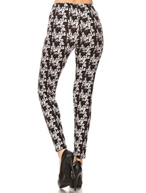 Leggings Depot Women's Ultra Buttery Soft Print Fashion Leggings Batch6