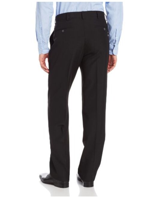 Haggar Men's Stripe Tailored-Fit Plain-Front Suit-Separate Pant