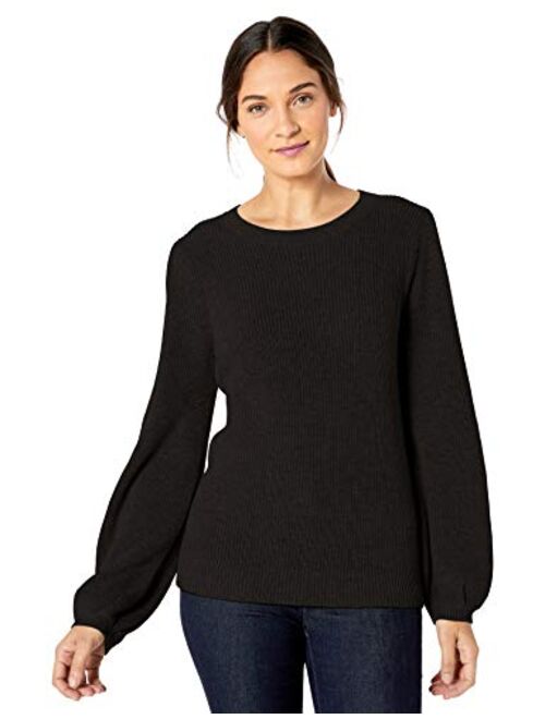 Amazon Brand - Lark & Ro Women's Balloon Sleeve Sweater