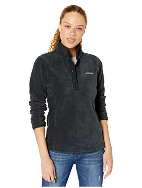 Columbia Womens Benton Springs 1/2 Snap Pullover, Soft Fleece Jacket, Classic Fit