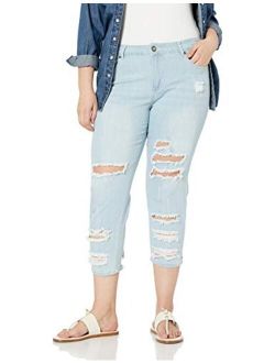 Cover Girl Women's Juniors and plus size ripped distressed tight skinny jeans