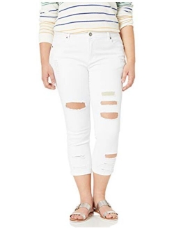 Cover Girl Women's Juniors and plus size ripped distressed tight skinny jeans