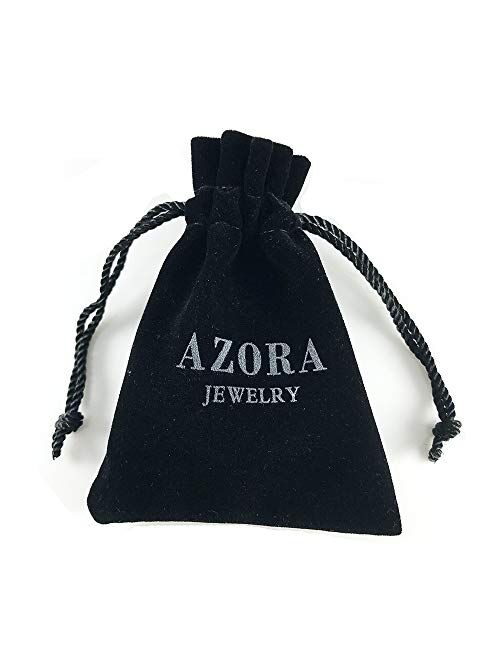 AZORA Western Cowboy Bolo Tie Men Long Strand Leather Necktie Rope Cord Pendant Necklace Braided Jewelry for Women Boy Girl
