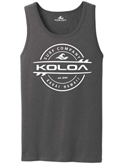 Joe's USA Koloa Surf Thruster Surfboard Logo Tank Tops in 27 Colors. Adult Sizes: S-4XL