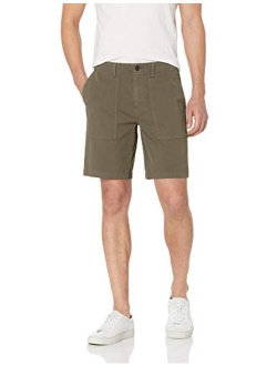 Amazon Brand - Goodthreads Men's 9 Cotton Solid Above Knee Regular Fit Short