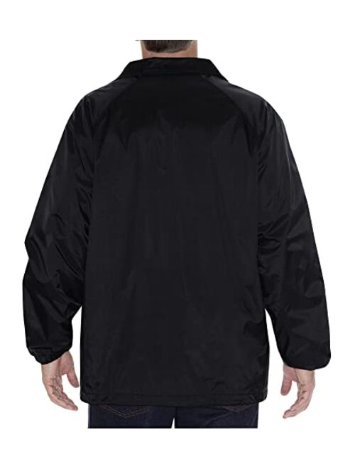 Dickies Men's Snap-Front Nylon Jacket