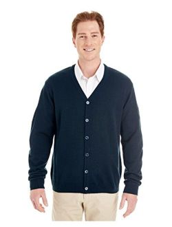 Harriton Pilbloc V-Neck Button Cardigan Sweater (M425)