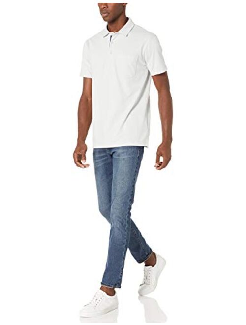 Amazon Brand - Goodthreads Men's Short-Sleeve Sueded Jersey Polo