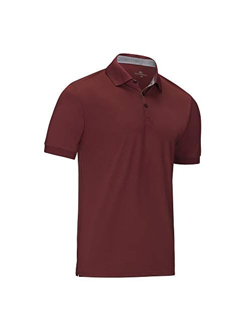 Marino Avenue Mio Marino Golf Polo Shirts for Men - Dry Fit - Mens Athletic Shirts