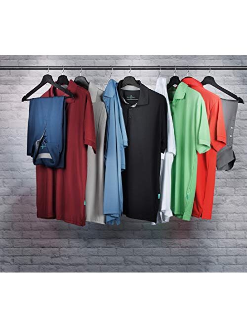 Marino Avenue Mio Marino Golf Polo Shirts for Men - Dry Fit - Mens Athletic Shirts