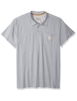 Men's Force Cotton Delmont Pocket Polo (Regular and Big and Tall Sizes)