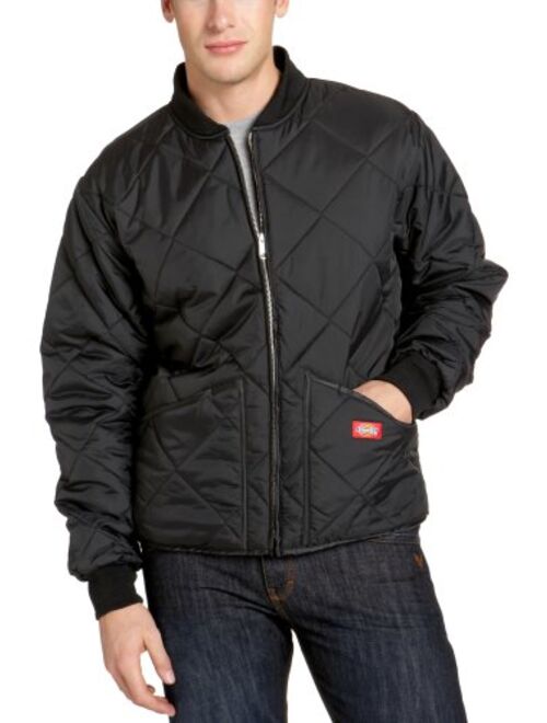 Dickies Men's Diamond Quilted Nylon Jacket Big and Tall