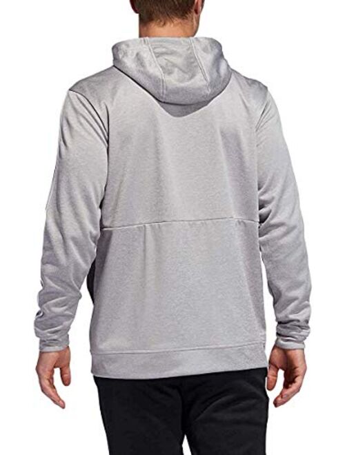 adidas Mens Tech Full Zip Fleece Hoodie Performance Hooded Track Jacket