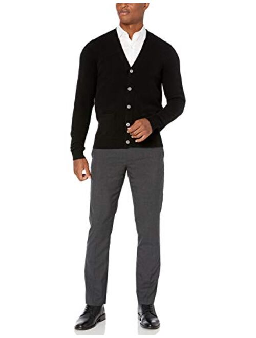 Amazon Brand - Buttoned Down Men's 100% Premium Cashmere Cardigan Sweater