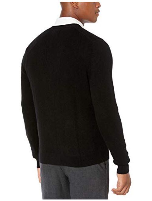 Amazon Brand - Buttoned Down Men's 100% Premium Cashmere Cardigan Sweater