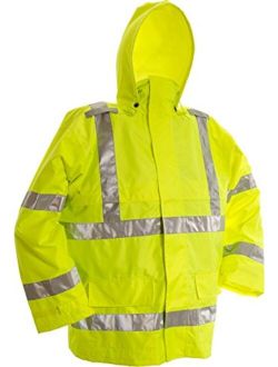 Viking Open Road 150D Hi-Vis Waterproof Rain Jacket