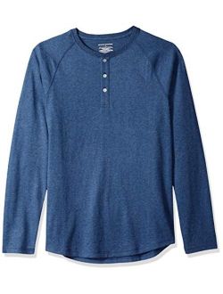 Men's Slim-Fit Long-Sleeve Henley Shirt