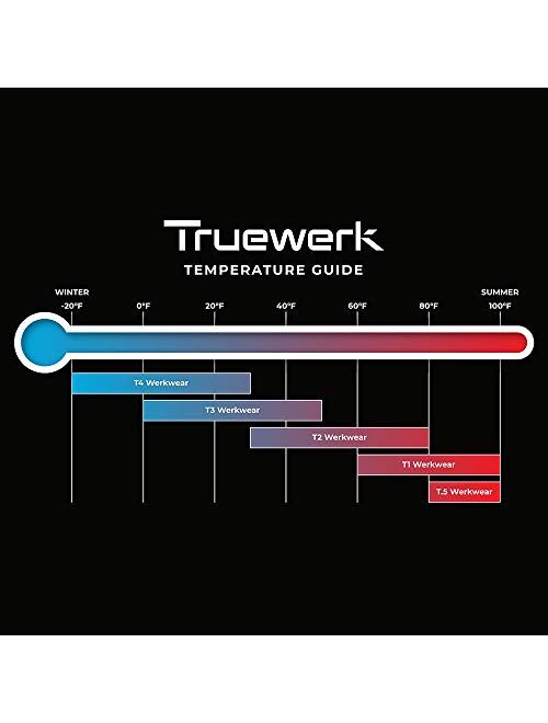 TRUEWERK Men's Midweight Work Hoodie - T2 Fleece WerkHoody Workwear