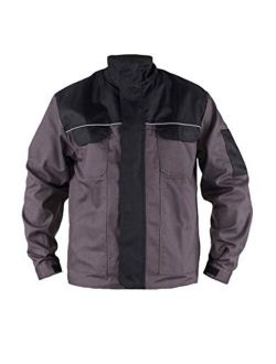 TMG Work Jacket for Men | Designed in Germany | Many Colours & Sizes | Mens Safety Jacket for Construction | Multi Pocket